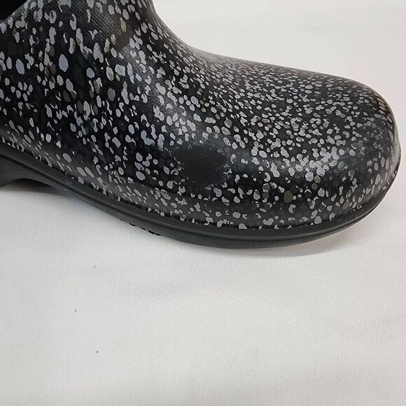 Crocs Size 9 Women's Nurse  Neria Pro II Slip On Clog Black W/ Speckle Dots I - Picture 7 of 10
